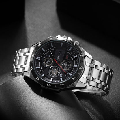 Luxury Stainless Steel Men's Quartz Watch